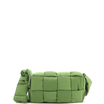 Bottega Veneta Padded Tech Cassette Crossbody Bag Intrecciato Nylon