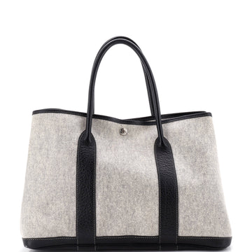 Hermes Garden Party Tote Toile and Leather 36