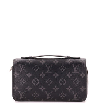 Louis Vuitton Zippy Wallet Monogram Eclipse Canvas XL