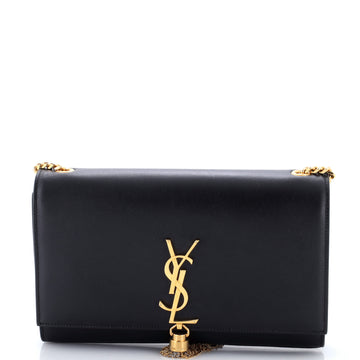 Saint Laurent Classic Monogram Tassel Crossbody Bag Leather Medium