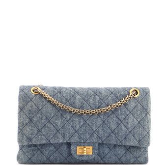 Chanel Reissue 2.55 Flap Bag Quilted Denim 226