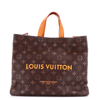 Louis Vuitton Shopper Tote Monogram Leather MM