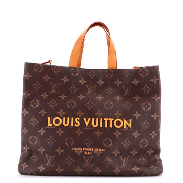 Louis Vuitton Shopper Tote Monogram Leather MM