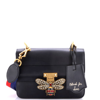 Gucci Queen Margaret Flap Bag Colorblock Leather Medium