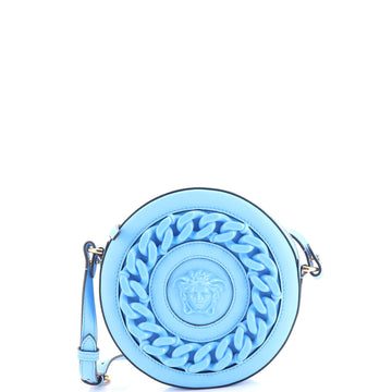 Versace La Medusa Round Camera Bag Leather Small