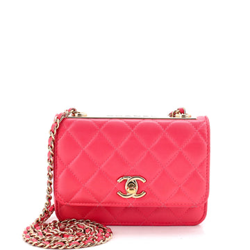 Chanel Trendy CC Wallet on Chain Quilted Lambskin Mini