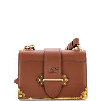 Prada Cahier Crossbody Bag Leather Small