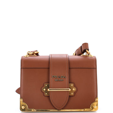 Prada Cahier Crossbody Bag Leather Small