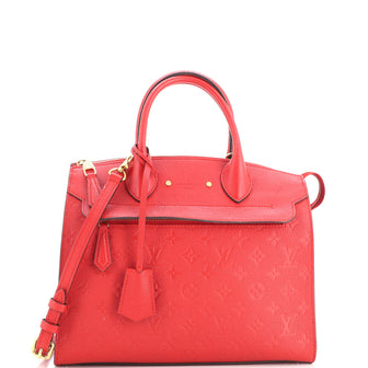 Louis Vuitton Pont Neuf Handbag Monogram Empreinte Leather MM