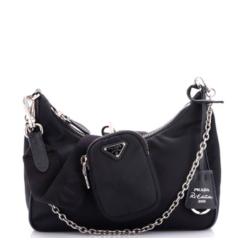 Prada Re-Edition 2005 Shoulder Bag Tessuto Small