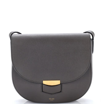 Celine Trotteur Crossbody Bag Grainy Leather Medium
