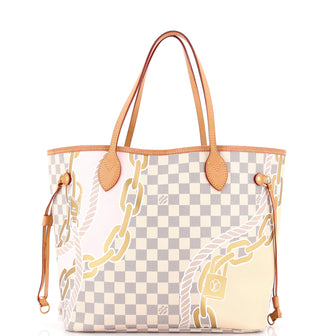 Louis Vuitton Neverfull NM Tote Limited Edition Nautical Damier MM
