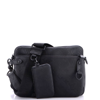 Louis Vuitton Trio Messenger Bag Monogram Shadow Leather