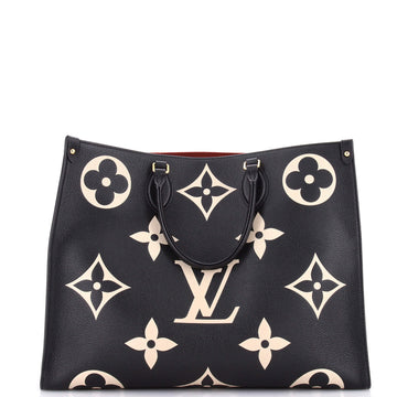 Louis Vuitton OnTheGo Tote Bicolor Monogram Empreinte Giant GM