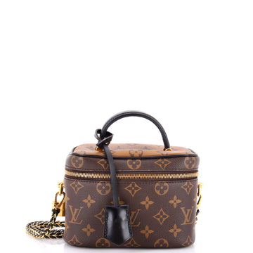 Louis Vuitton Vanity Handbag Reverse Monogram Canvas PM