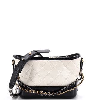 Chanel Gabrielle Hobo Quilted Aged Calfskin Small
