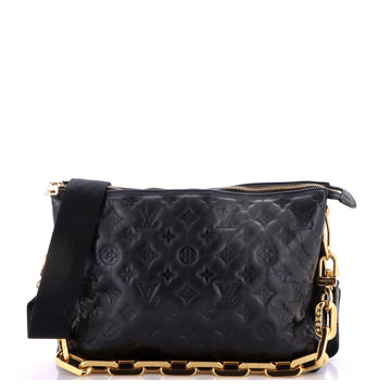 Louis Vuitton Coussin Bag Monogram Embossed Lambskin MM