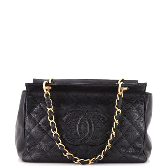 Chanel Petite Timeless Tote Quilted Caviar