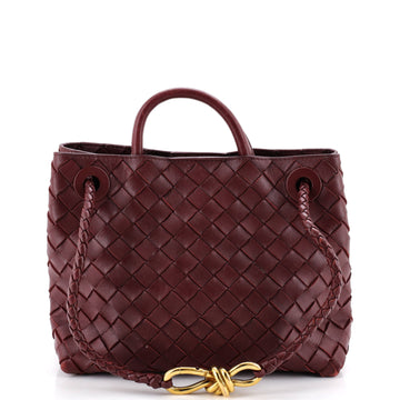 Bottega Veneta Andiamo Top Handle Bag Intrecciato Nappa Small