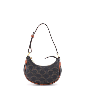 Celine Ava Bag Triomphe Coated Canvas Mini