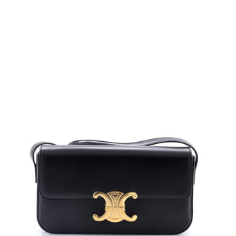Celine Triomphe East-West Shoulder Bag Smooth Calfskin