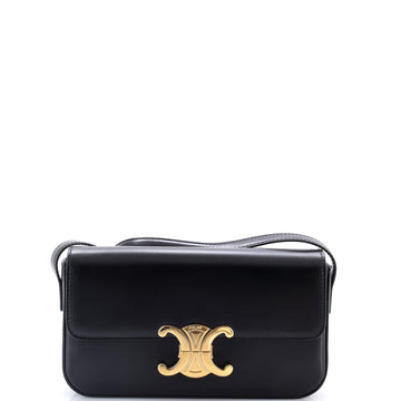 Celine Triomphe East-West Shoulder Bag Smooth Calfskin