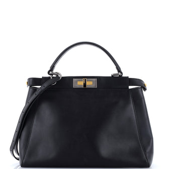 Fendi Peekaboo Bag Rigid Leather Regular
