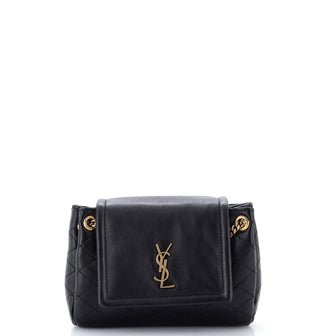 Saint Laurent Nolita Satchel Quilted Leather Mini