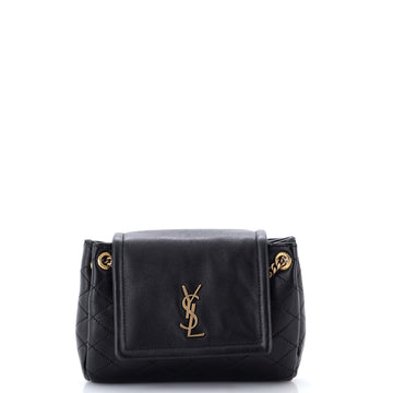 Saint Laurent Nolita Satchel Quilted Leather Mini