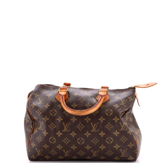 Louis Vuitton Speedy Handbag Monogram Canvas 30