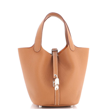 Hermes Picotin Lock Bag Clemence PM