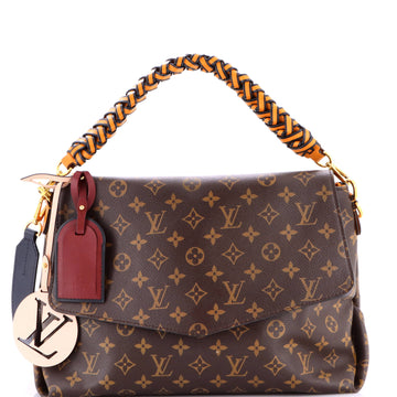 Louis Vuitton Braided Handle Beaubourg Handbag Monogram Canvas MM