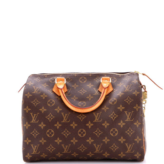 Louis Vuitton Speedy Handbag Monogram Canvas 30