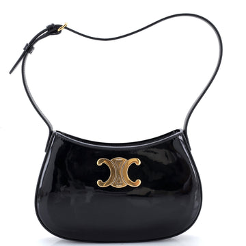 Celine Triomphe Tilly Bag Patent Medium