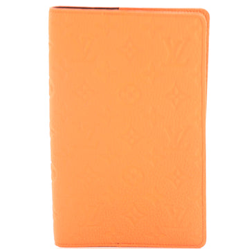 Louis Vuitton Emily Notebook Cover Monogram Taurillon Leather MM
