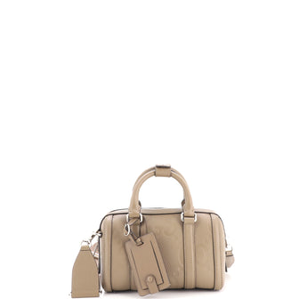 Gucci Duffle Bag Jumbo GG Embossed Leather Mini
