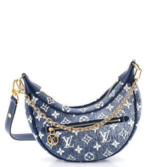 Louis Vuitton Loop Handbag Monogram Jacquard Denim
