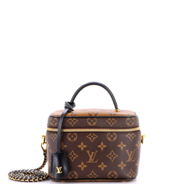 Louis Vuitton Vanity Handbag Reverse Monogram Canvas PM