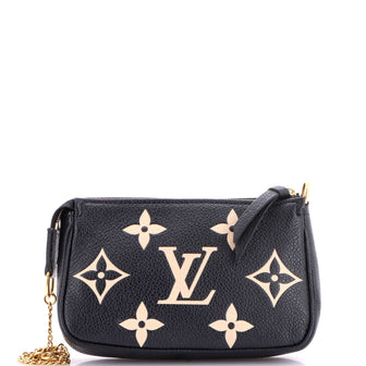 Louis Vuitton Pochette Accessoires Bicolor Monogram Empreinte Giant Mini