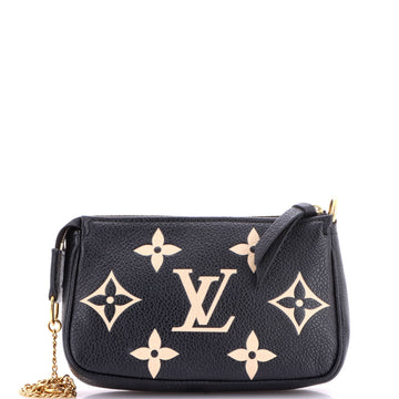 Louis Vuitton Pochette Accessoires Bicolor Monogram Empreinte Giant Mini