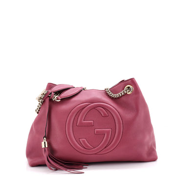 Gucci Soho Chain Strap Shoulder Bag Leather Medium