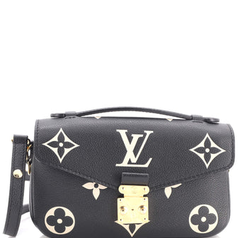 Louis Vuitton Pochette Metis Bicolor Monogram Empreinte Giant East West