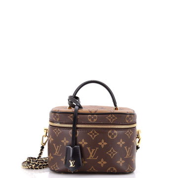 Louis Vuitton Vanity Handbag Reverse Monogram Canvas PM