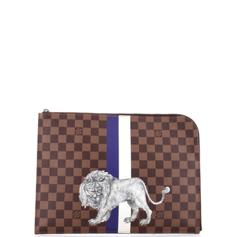 Louis Vuitton Pochette Jour Limited Edition Chapman Savane Damier GM