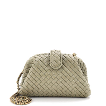Bottega Veneta Lauren 1980 Clutch with Chain Intrecciato Nappa Teen