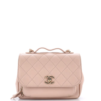 Chanel Business Affinity Flap Bag Quilted Caviar Small