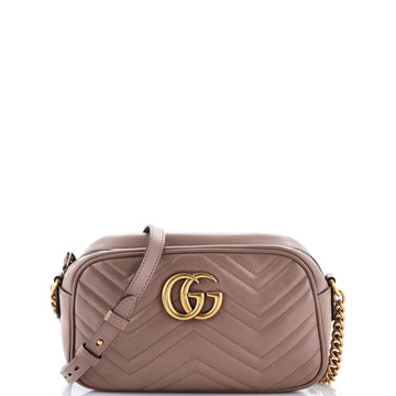 Gucci GG Marmont Shoulder Bag Matelasse Leather Small