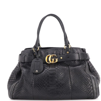 Gucci GG Running Tote Python Large