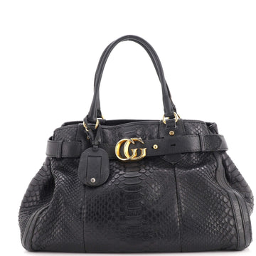 Gucci GG Running Tote Python Large