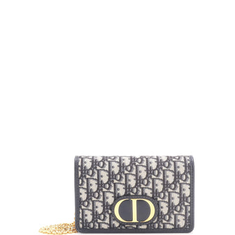 Christian Dior 30 Montaigne 2-in-1 Pouch Oblique Canvas